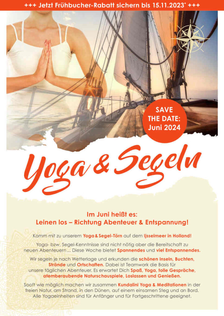 Yoga und Segeln 2024 mit Katrin Pfleiderer