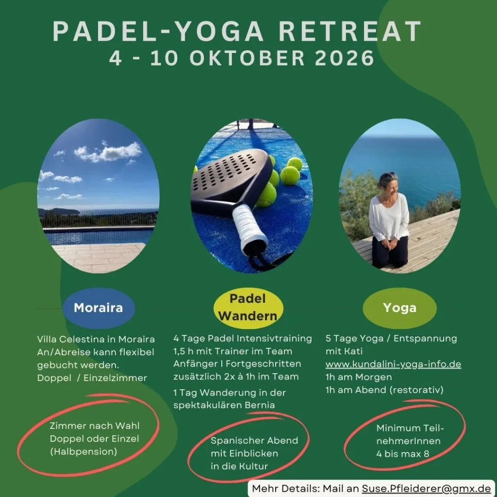 Yoga und Padel Retreat Spanien